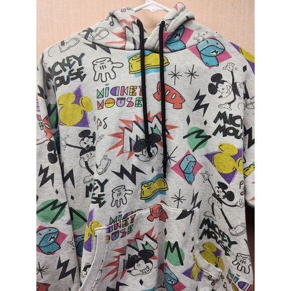 Disney Artist Series Hoodie by Rafael Faria Mickey Mouse Allover Print M - Picture 3 of 10